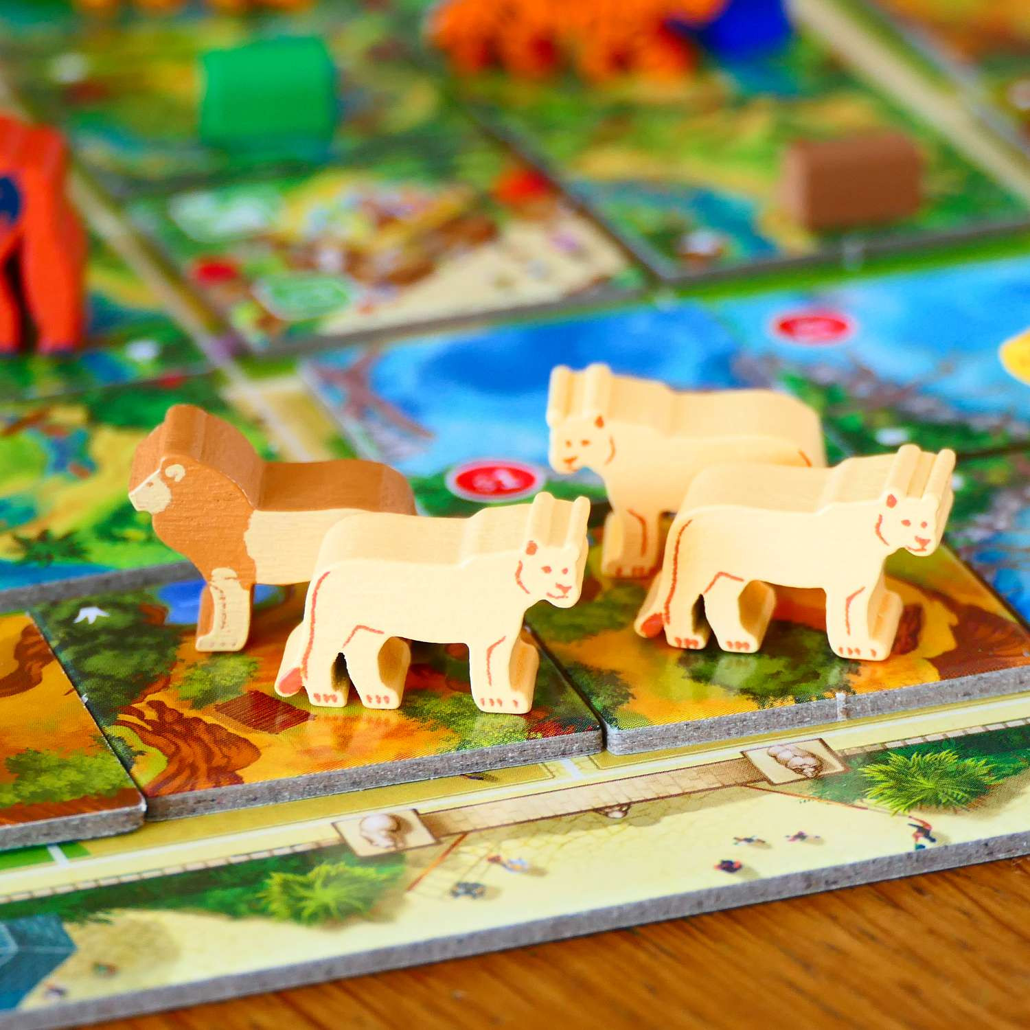 Zoo Tycoon: The Board Game - Deluxe Animal Meeple set